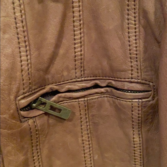 Guess Jeans Leather Jacket - Picture 4 of 8